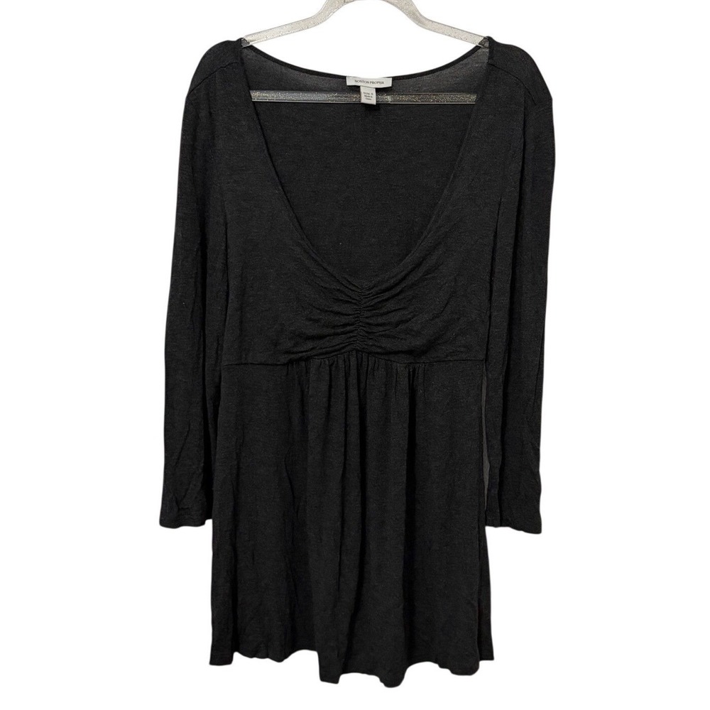 Y2K Babydoll Long Sleeve Tee Shirt Top S Bella Coquette Feminine
